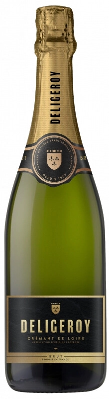 Игристое вино "Deligeroy" Cremant de Loire AOP Brut