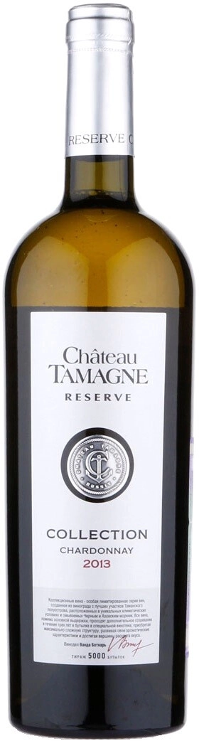 Вино "Chateau Tamagne" Reserve, Collection Chardonnay