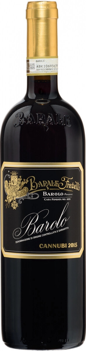Вино Barale Fratelli, Barolo DOCG "Cannubi"
