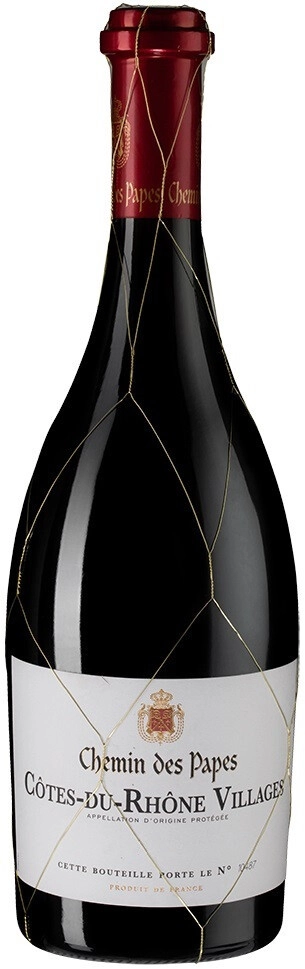 Вино "Chemin des Papes" Cotes du Rhone Villages AOC
