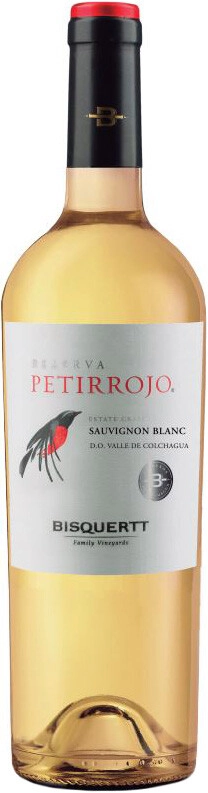 Вино Bisquertt, "Petirrojo" Reserve, Sauvignon Blanc, Colchagua Valley DO