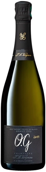 Шампанское Champagne J.L. Vergnon, "O.G" Brut Nature Blanc de Blancs Grand Cru