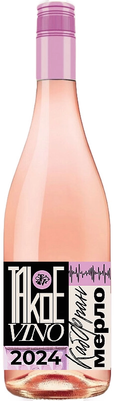 Вино "ТАКОЕVINO" Cabernet Franc-Merlot Rose