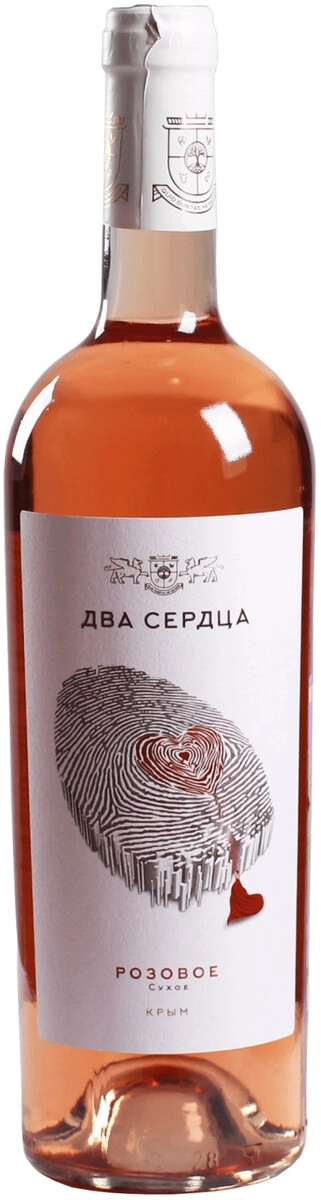 Вино "Два Сердца" Розовое