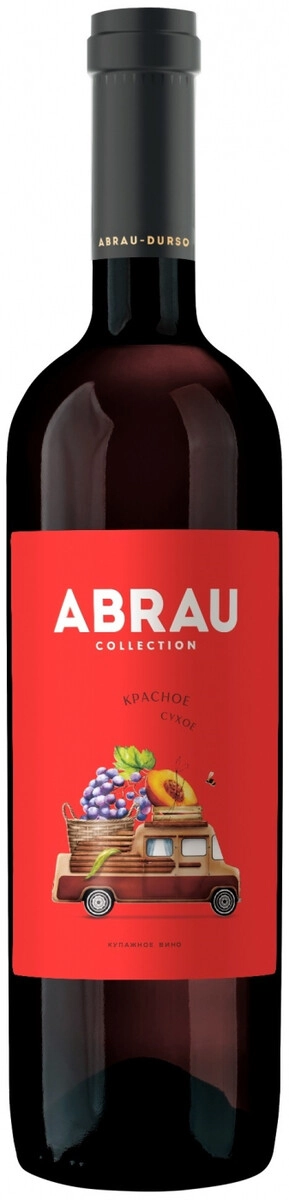 Вино "Абрау" Купаж темный