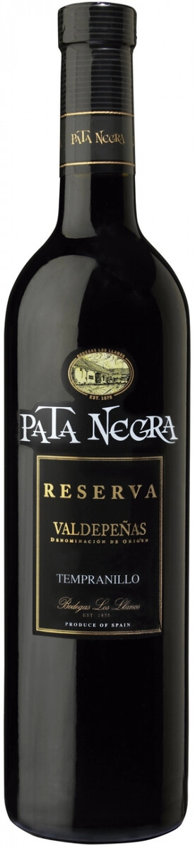 Вино "Pata Negra" Reserva, Valdepenas DO