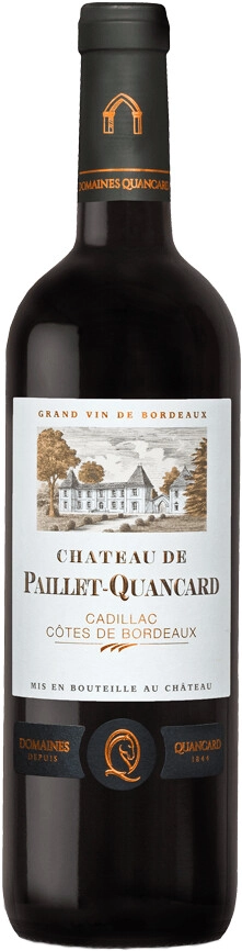 Вино "Chateau de Paillet-Quancard", Cadillac-Cotes de Bordeaux AOC