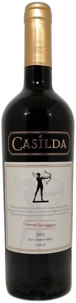 Вино "Casilda" Cabernet Sauvignon, Central Valley DO