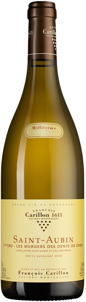 Вино Francois Carillon, Saint-Aubin 1er Cru "Les Murgers des Dents de Chien" AOC