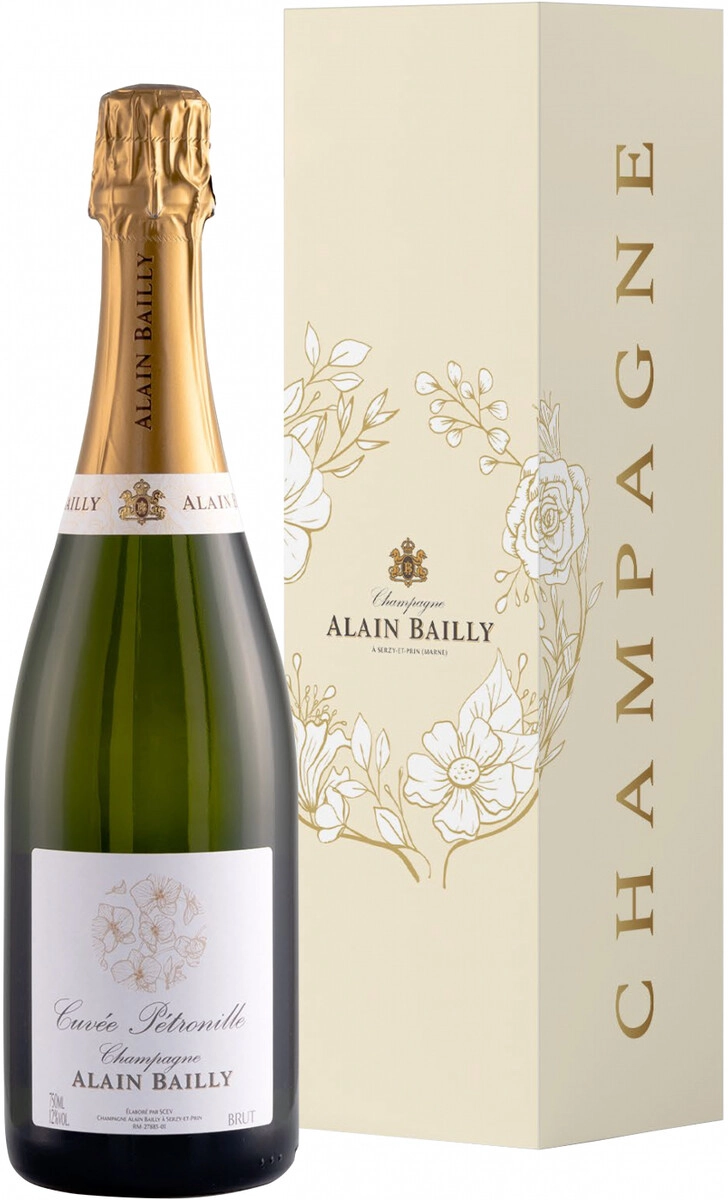 Шампанское Champagne Alain Bailly, "Cuvee Petronille" Brut, Champagne AOC