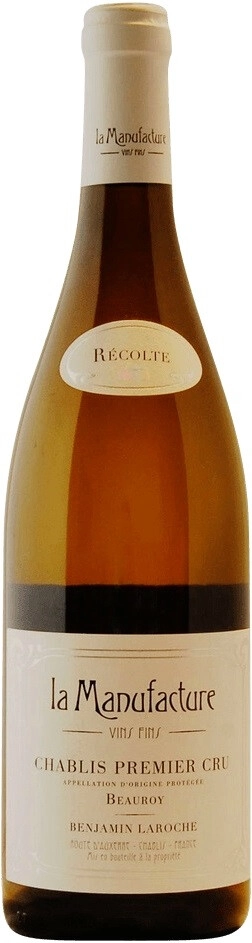 Вино La Manufacture, Chablis Premier Cru "Beauroy" AOP