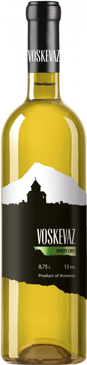 Вино Voskevaz, Black & White Label, White Dry