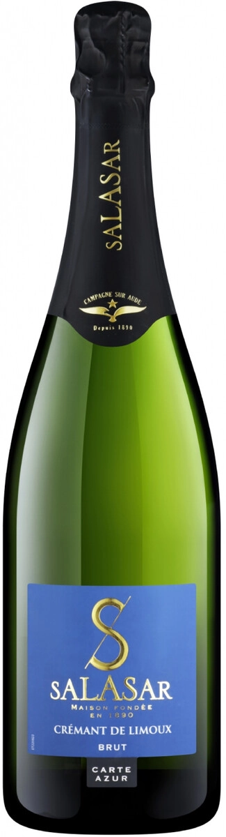 Игристое вино Salasar, "Carte Azur" Cremant de Limoux AOP Brut