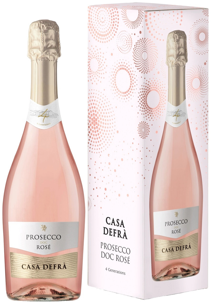 Игристое вино Casa Defra, Prosecco DOC Rose