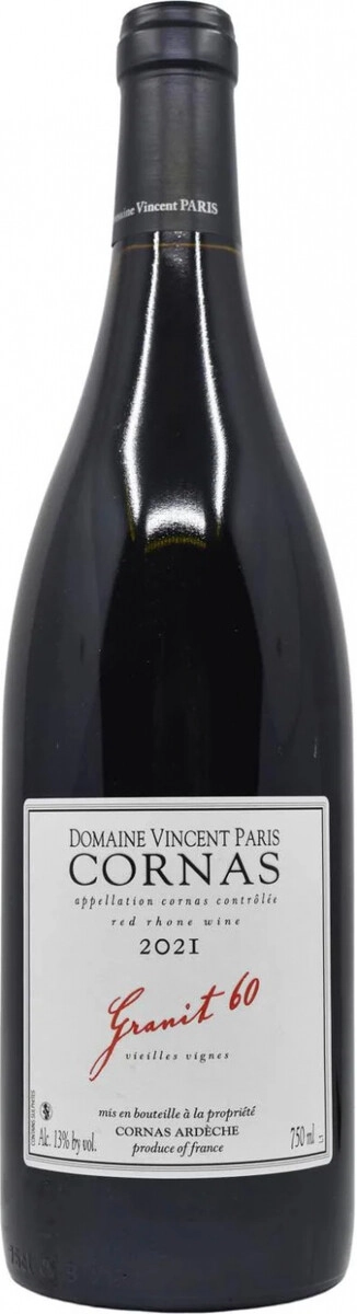 Вино Domaine Vincent Paris, Cornas "Granit 60" АОC