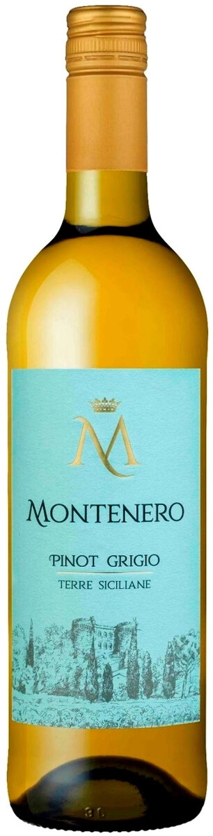Вино "Montenero" Pinot Grigio, Terre Siciliane IGT