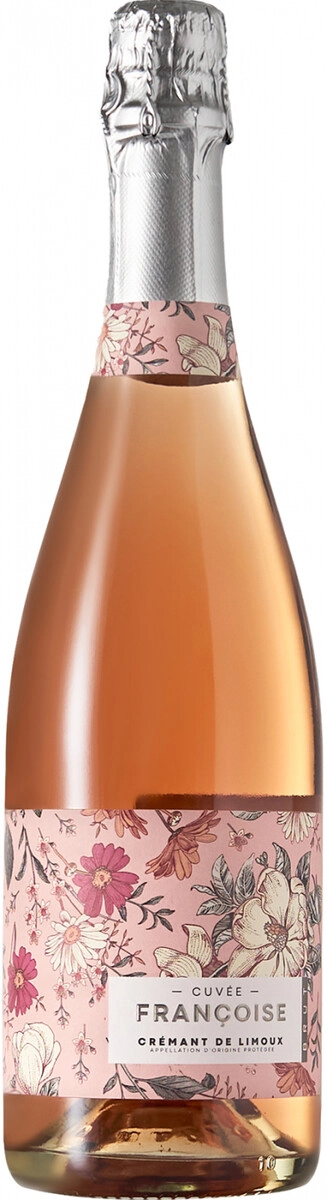 Игристое вино Maison Antech, "Cuvee Francoise" Rose, Cremant de Limoux AOP
