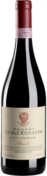 Вино Poderi Luigi Einaudi, Barolo "Costa Grimaldi"