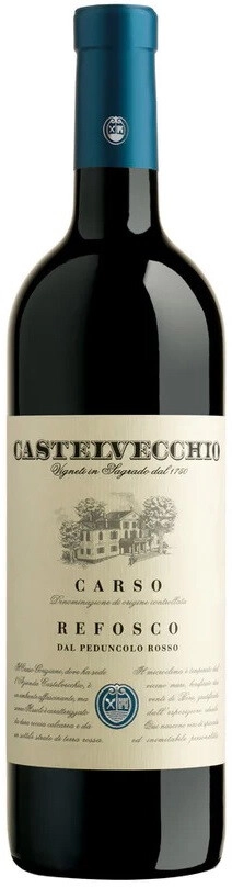 Вино Castelvecchio, Refosco dal Peduncolo Rosso, Carso DOC