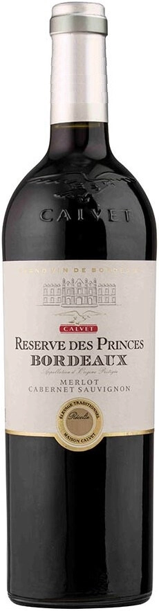 Вино Calvet, "Selection des Princes" Bordeaux АОP Rouge