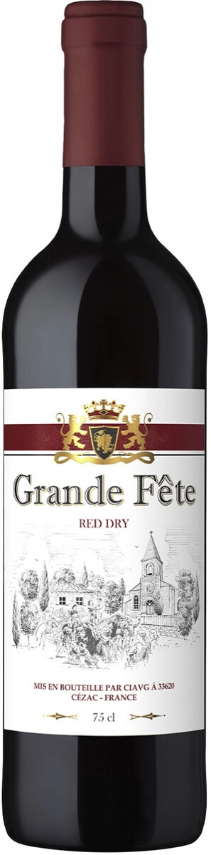 Вино CIAVG, "Grande Fete" Red Dry