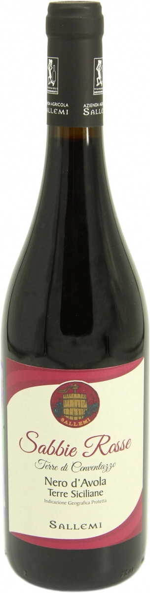 Вино Sallemi, "Sabbie Rosse" Nero d'Avola, Terre Siciliane IGP