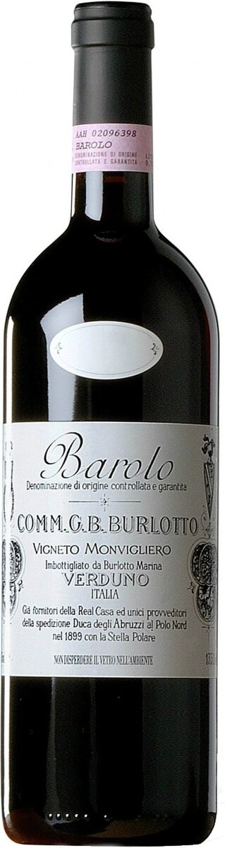 Вино G.B. Burlotto, Barolo "Vigneto Monvigliero" DOCG