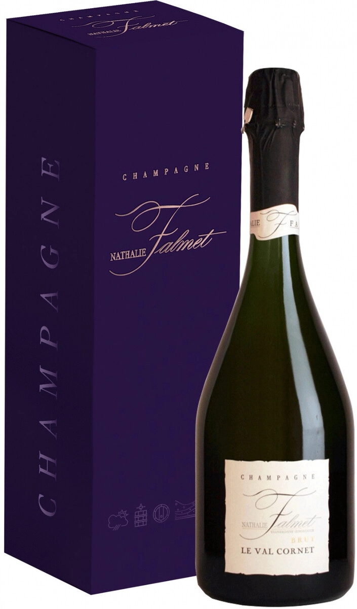 Шампанское Nathalie Falmet, "Le Val Cornet" Brut, Champagne AOC