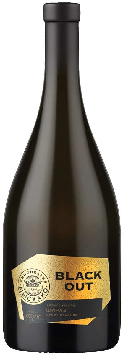 Вино Myskhako, "Black Out" Shiraz