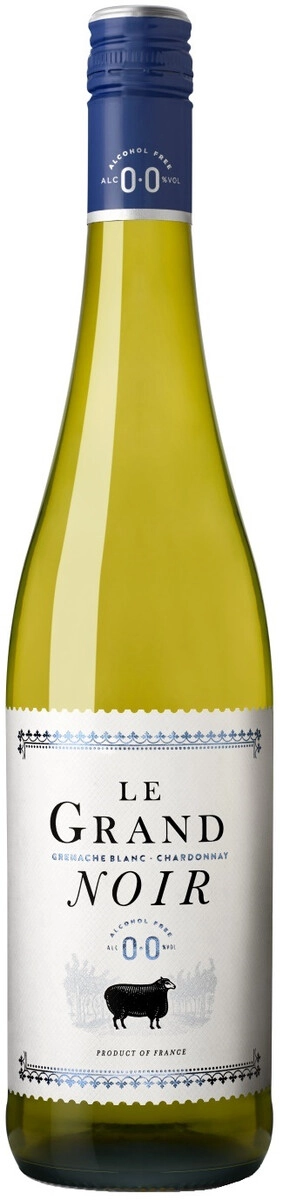 Вино "Le Grand Noir" Grenache Blanc-Chardonnay 0%