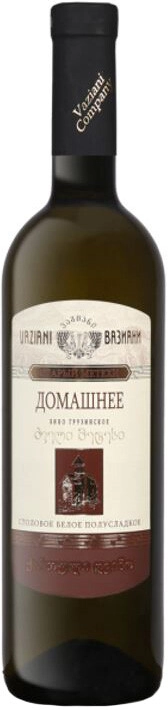 Вино "Старый Метехи" Домашнее Белое полусладкое