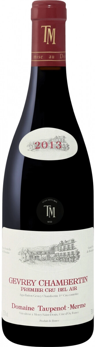 Вино Domaine Taupenot-Merme, Gevrey Chambertin Premier Cru Bel Air AOC
