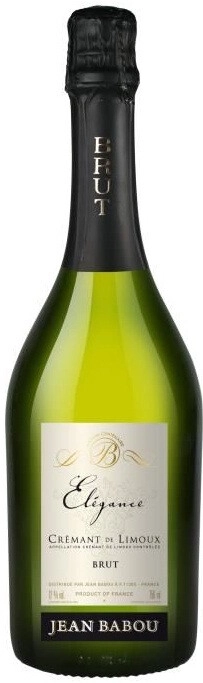 Игристое вино "Jean Babou" Elegance Brut, Cremant de Limoux AOC