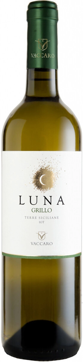 Вино Vaccaro, "Luna" Grillo, Sicilia DOC
