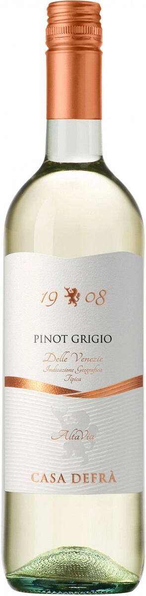 Вино Casa Defra, Pinot Grigio, Delle Venezie IGT