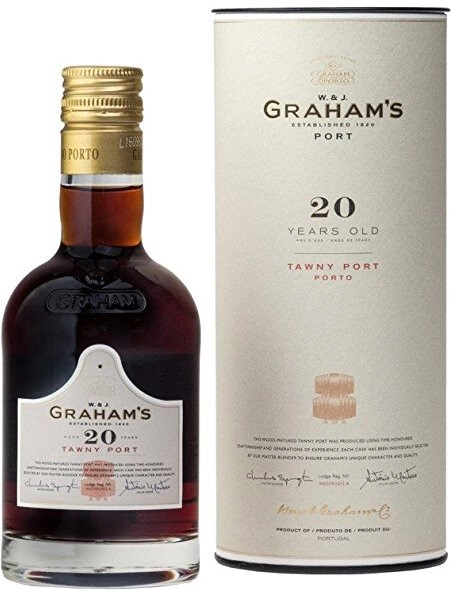 Вино Graham's 20 Year Old Tawny Port, gift tube
