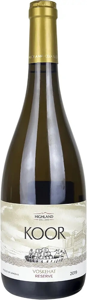Вино Highland Cellars, "Koor" Reserve White