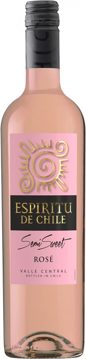 Вино "Espiritu de Chile" Rose Semi Sweet, Valle Central DO