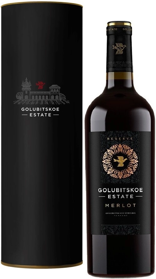 Вино Golubitskoe Estate, Merlot Reserve, in tube
