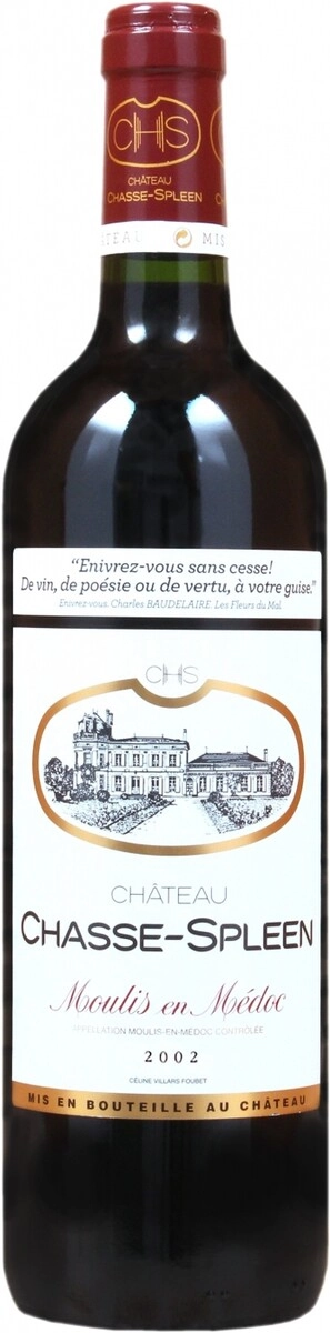 Вино Chateau Chasse-Spleen, Moulis-en-Medoc AOC Cru Bourgeois