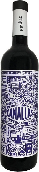 Вино Bodegas Arraez, "Canallas" Bobal, Valencia DO