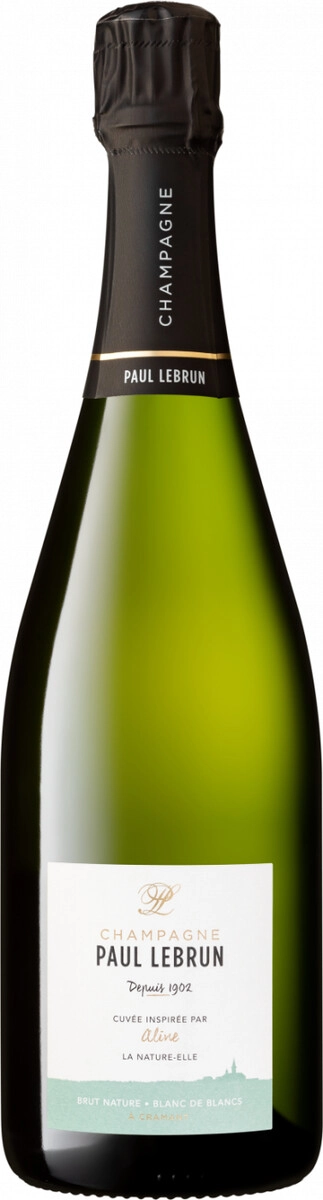 Шампанское Champagne Paul Lebrun, "Aline" La Nature-Elle Blanc de Blancs Brut Nature, Champagne AOC