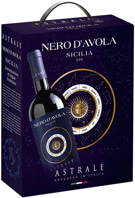 Вино "Astrale" Nero d'Avola, Sicilia DOC, bag-in-box