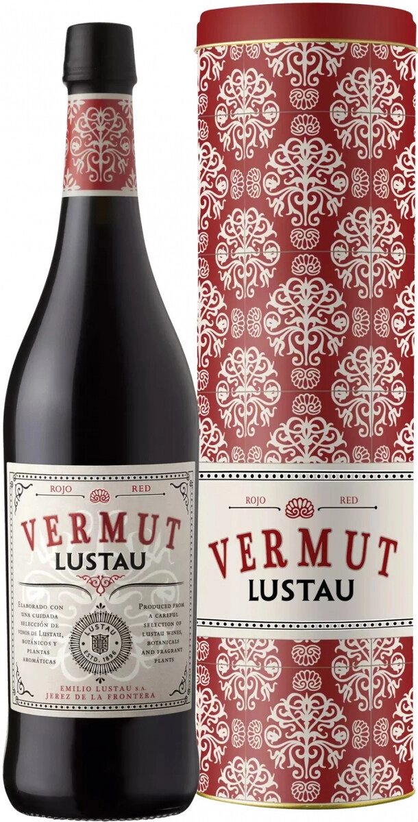 Вермут Lustau, Vermut Rojo, in metal tube