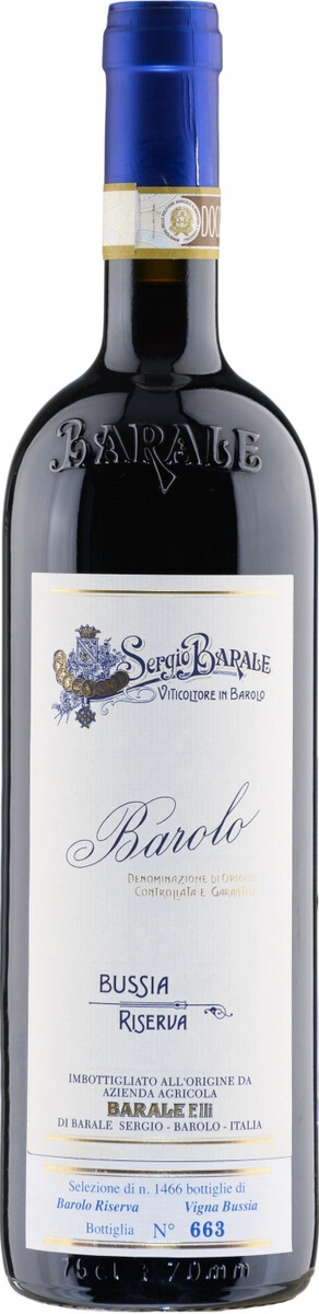 Вино Barale Fratelli, Barolo "Bussia" Riserva DOCG