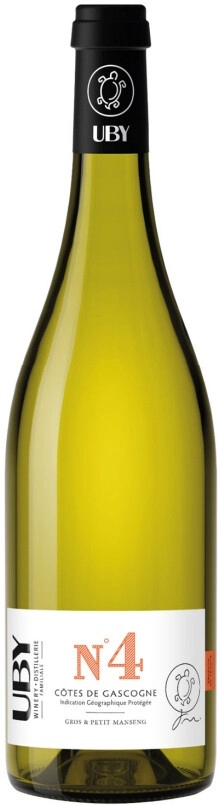 Вино "Uby" №4 Gros & Petit Manseng, Cotes de Gascogne IGP