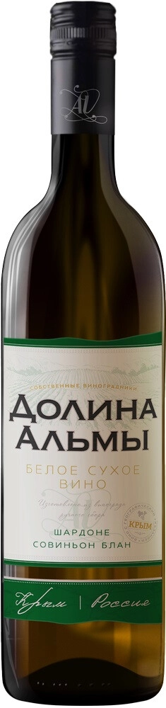 Вино "Долина Альмы" Шардоне-Совиньон Блан