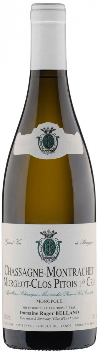 Вино Roger Belland, Chassagne-Montrachet 1-er Cru "Morgeot-Clos Pitois" AOC Blanc