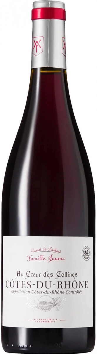 Вино Famille Jaume, "Au Coeur des Collines" Cotes-du-Rhone AOC Rouge