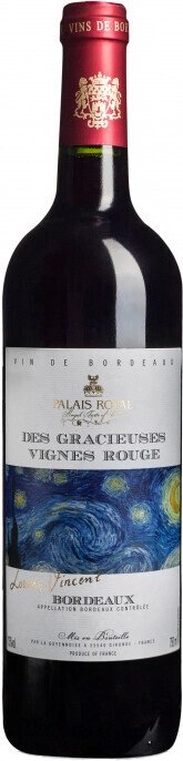 Вино La Guyennoise, "Des Gracieuses Vignes" Loving Vincent, Red, Bordeaux AOC